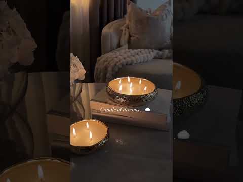 Candle of dreams 🕯️#shortsvideo #dreamhome #interiordesign #luxuryhomes #homedecor #candles #decor