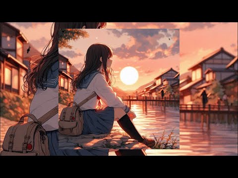 夕暮れの河岸 - あげぱん