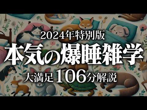 【睡眠導入】本気の爆睡雑学【リラックス】安心してお休みになってください♪