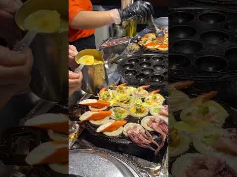 Seafood Takoyaki - Thailand Street Food  #shortsvideo