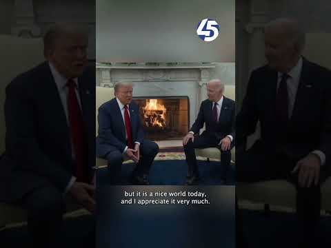 President Biden met with President-elect Trump in the Oval Office