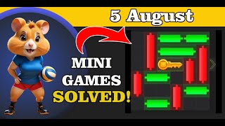 Hamster Kombat Mini Game for 5 August. SOLVED!