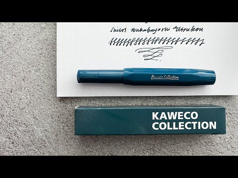 Unboxing: Kaweco Sport Collection Toyama Teal Fountain Pen