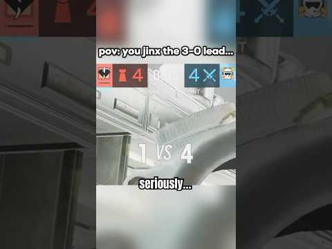 Average ranked experience… #rainbowsixsiege #r6 #r6siege #r6s #gaming #shorts