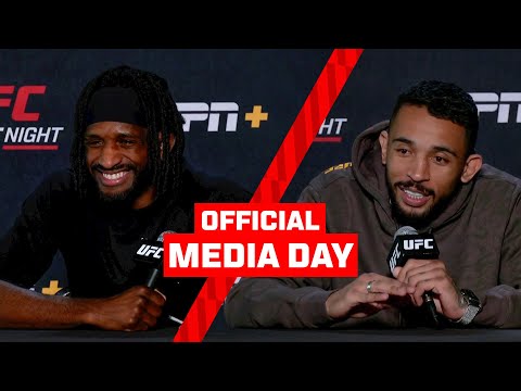 "I Know He's No Slouch" 👀 | UFC Vegas 100 Media Day