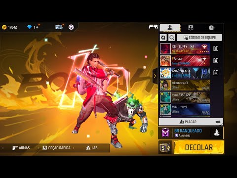 Vamos jogar uma partida de free fire 🤣🤣🤣 Fortnite e Minecraft