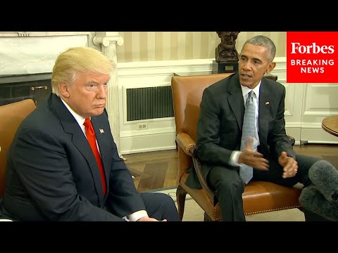 FLASHBACK: President Obama Welcomes President-Elect Trump To The White House In 2016