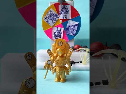 Upgraded Titan Clock Man Skibidi Toilet Multiverse Action Figure #skibiditoilet #shorts