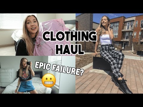 Clothing Haul!!! Online Shopping Fail? | Whitefox Boutique, Urban Outfitters, & Pretty Little Thing