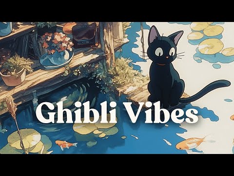 Ghibli Vibes Piano Jazz Chillhop ☂️ Lo-fi  Rain  for Study / Chillout / Focus / Relax