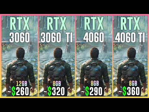 RTX 3060 vs RTX 3060 TI vs RTX 4060 vs RTX 4060 TI - Test in 20 Games | 1080p | 1440p | 4K