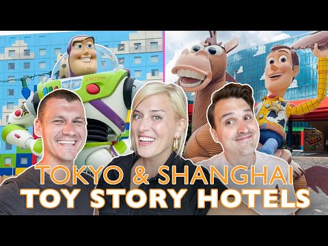 TOKYO VS. SHANGHAI: Asia Disneyland Toy Story Hotels | Room Tours, Snacks, Review