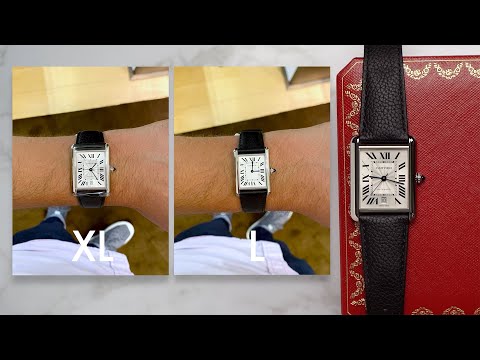 The new 2021 Cartier Tank Must Extra Large: Which size is right for you?