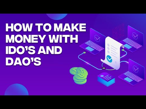 How To Make Money With IDO And DAO's (Scam Or Legit?) (Whiteboard Animated)