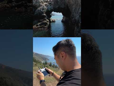 🔥 FIRST TIME flying a drone through an OCEAN CAVE!