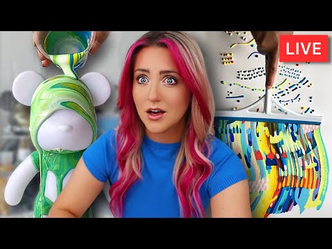 Testing TikTok Art Hacks! 🔴 LIVE STREAM 🔴