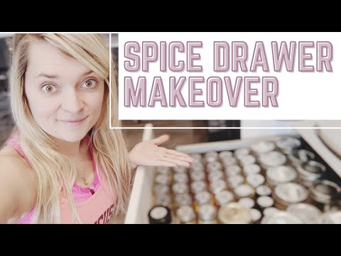 DECLUTTER WITH ME SERIES | ORGANIZE KITCHEN SPICE DRAWER