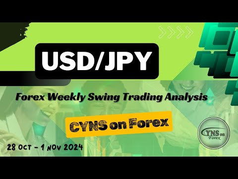 USDJPY Weekly Swing Trading Analysis for 28 Oct - 1 Nov October 2024 by CYNS on Forex