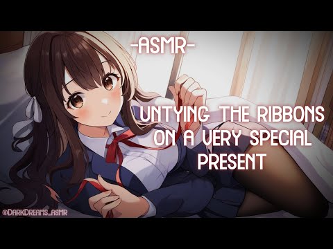 [ASMR] [ROLEPLAY] ♡untying the ribbons on a very "special" present♡ (binaural/F4A)