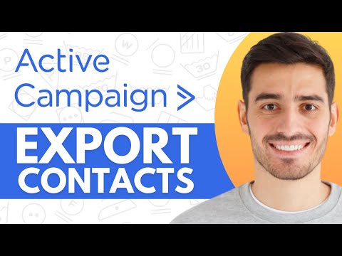 How to Export Contacts From ActiveCampaign - Step by Step