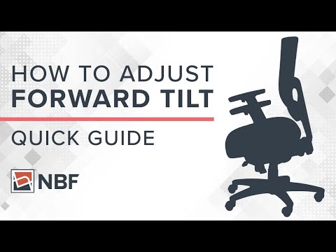 How to Quickly Adjust a Forward Tilt/Sloping Office Chair (the Right Way)