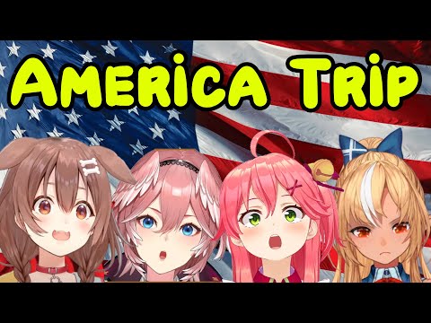 Korone & Friends' Culture Shock During Their 1st Meal in America [Hololive]