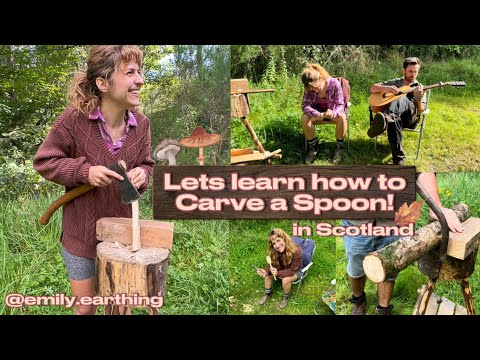 Learn how to Carve a Spoon: Woodworking in Scotland