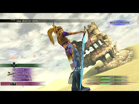 Rikku wields the Brotherhood Sword | Final Fantasy X-2 HD Remaster Bug