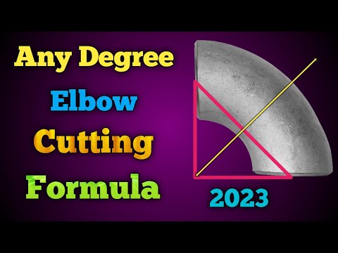 Any Degree #Elbow Cutting #formula 2023 New