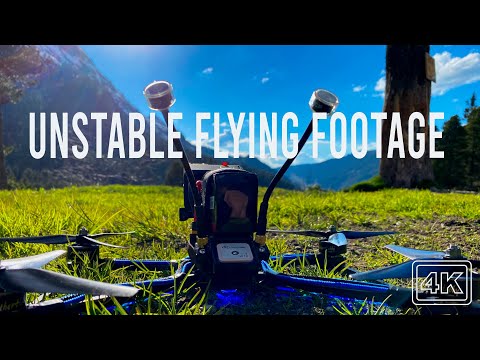 Mid-Range Mountain Surfing - Cinematic FPV - UNSTABILIZED 5K