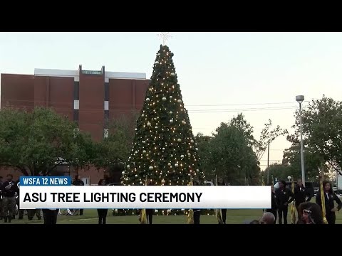 ASU lights its Christmas tree in November