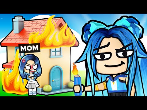 Listen to MOM or NOT... Roblox Don't Burn The House Down!