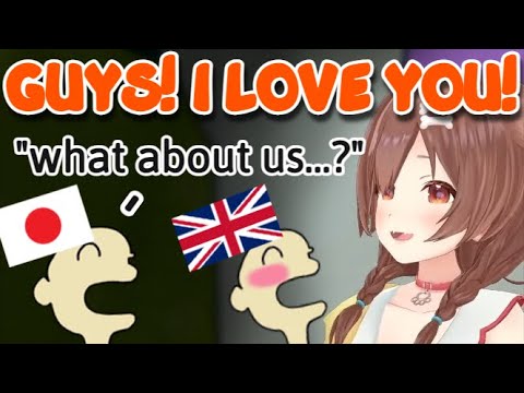 JP Fans Get Jealous When Korone Suddenly Professes Her Love to the Overseas Fans [Hololive]