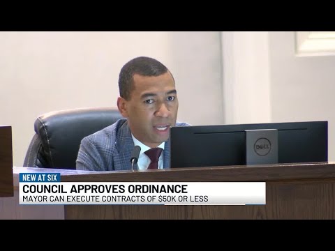 Montgomery City Council approves contract ordinance