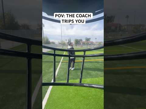 POV: THE COACH TRIPS YOU 💥💀 #football #funny #shorts