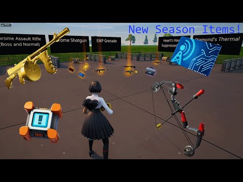 New Chapter 4 Season 4 Weapons & Items In Fortnite Creative 2.0 UEFN!