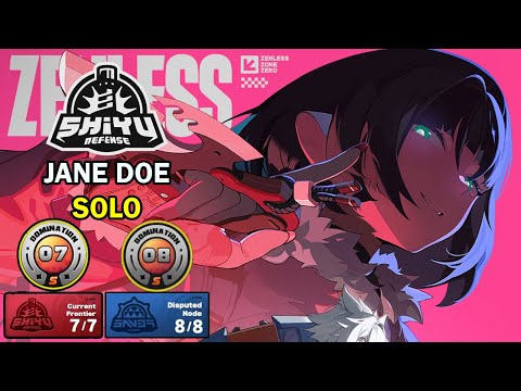 🐭🔪M0 Jane Solo VS Shiyu Disputed Node 8 & Critical Node 7 S Rank Clear - Zenless Zone Zero 1.1