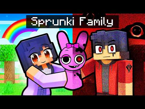 Having a SPRUNKI FAMILY in Minecraft!