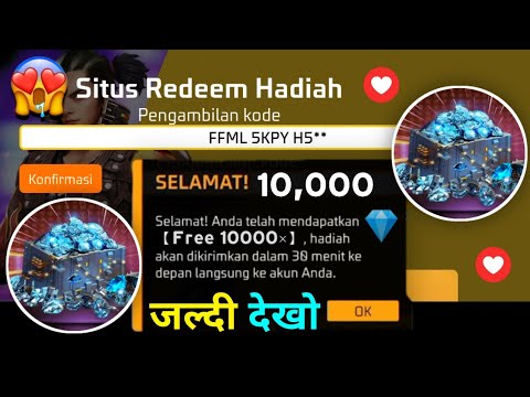 Indonesia Server New Redeem Code 🔥 Free Diamonds 😋 || Garena Free Fire