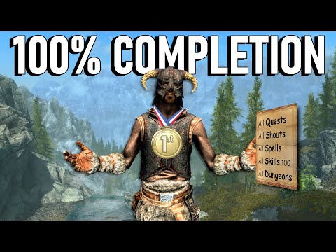 I was the first person ever to speedrun ALL of Skyrim...