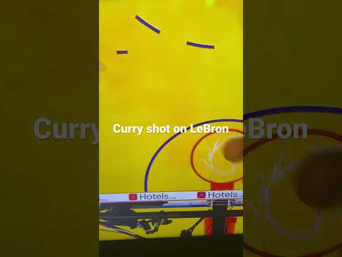 Stephen Curry shot three-point on LeBron James!!! #nba ￼