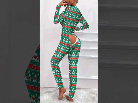 Christmas Deer Print Pajama Set for a Cozy and Comforting Holiday Season | Temu Product