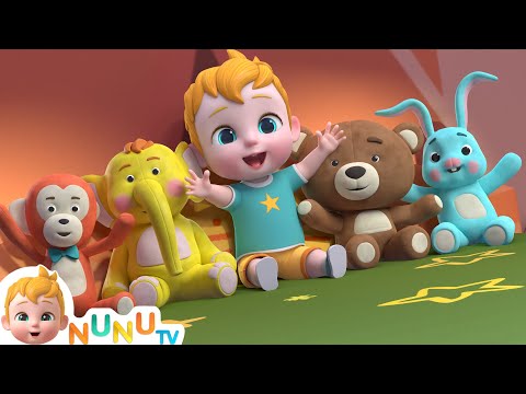 Five Little Animals + More Kids Songs | NuNu Tv Nursery Rhymes