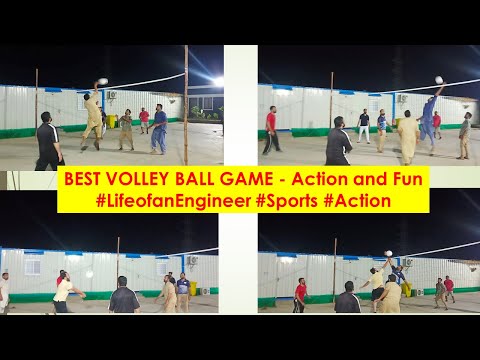 Vlog Volleyball, Excited Volleyball game on site, Tough Competition