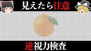 【ゆっくり科学】視力が悪いほどよく見える！？全10問正解したら逆にヤバい【逆視力検査】