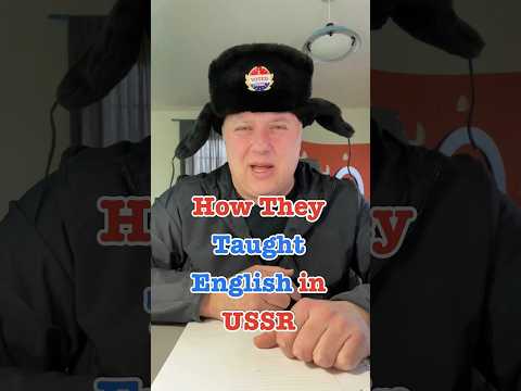 How they taught me English in USSR #crazyrussiandad #ussr #sovietunion #englishspeaking #english