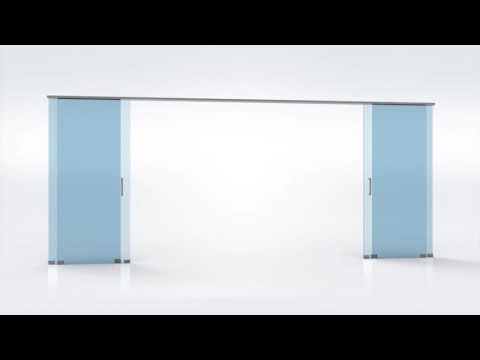 Synchronized Glass Doors - Animation