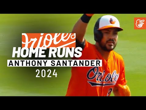 All 44 Anthony Santander Home Runs from 2024 | Silver Slugger Finalist | Baltimore Orioles