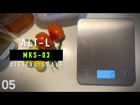 ALT-L Digital Weighing Scale (MKS-03) | ASMR Unboxing | User Manual | Review | Ratings |