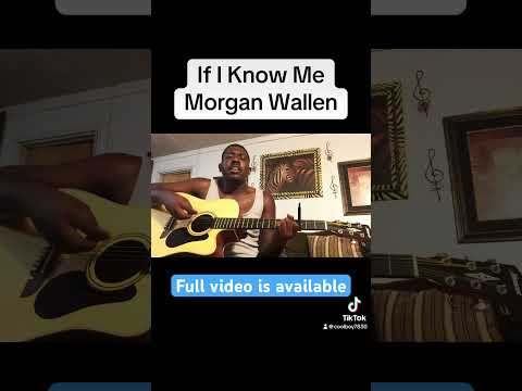 If I Know Me - #morganwallen #acousticcover #youtubeshorts